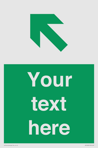 Custom Safe condition: Green Up left arrow